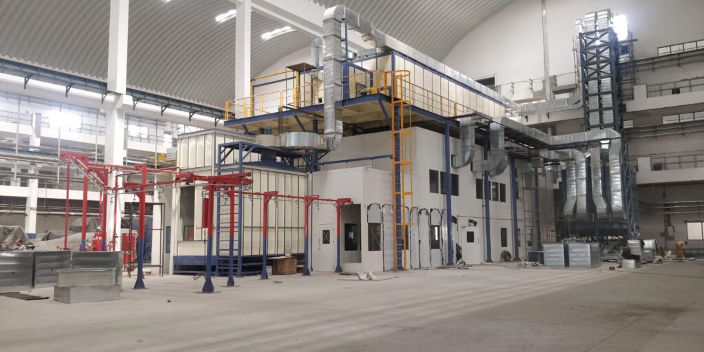 powder coating line